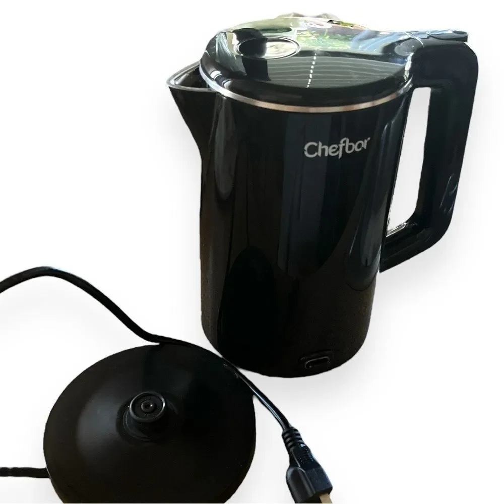 Chefbar Electric Kettle 1.5L Double‎ Wall Stainless Steel Tea Kettle Tested